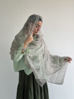 شال ابریشم کد 310473 - Image 9