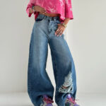 شلوار جین OCEAN SLASH کد 101830