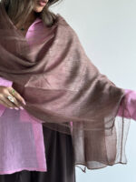 شال ابریشمی راه راه کد 310496 - Image 6