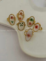 انگشتر طرح دار کد 310479 - Image 2