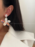 گوشواره صدفی کد 310512