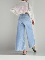 شلوار جین کراپ فول بگ کد 101850 - Image 3