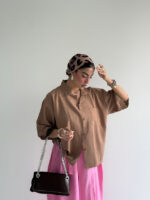 شومیز تک جیب ZANA کد 220551 - Image 9