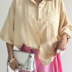 شومیز تک جیب ZANA کد 220551