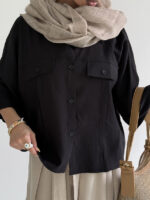 شومیز جیب دکمه کد 220550 - Image 23