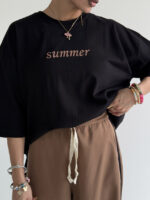 ست تیشرت و شلوار SUMMER کد 160787 - Image 9