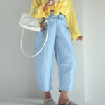 شلوار کمر حلقه ای کد 101019