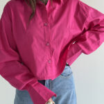 شومیز نیم تنه استین گت کد 220557