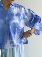 شومیز آبرنگی زیوا کد 220561 - Image 19
