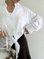 شومیز تک جیب صونا کد 220562 - Image 21