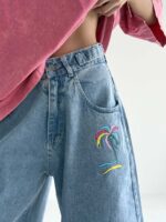 شلوار جین برمودا BEACH کد 101857