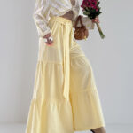 شلوار دامنی گت دار کد 101801