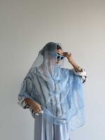 شال ابریشمی راه راه کد 310529 - Image 3