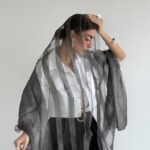 شال ابریشم توری کد 310523