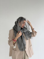 شال ابریشم توری کد 310523 - Image 19