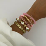 دستبند پکی سنگی کد 310537