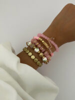 دستبند پکی سنگی کد 310537