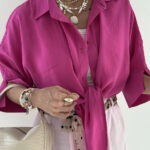 شومیز جلو گره SOFT SAGE کد 220591