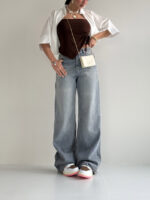 شلوار جین راسته کد 101930 - Image 3