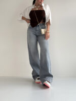 شلوار جین راسته کد 101930 - Image 4