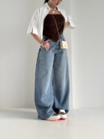 شلوار جین واید لگ کد 101906 - Image 5