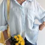 شومیز شیشه ای رایانا کد 220599