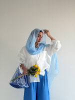 شومیز PERRY یقه مردانه کد 220592 - Image 5