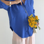 شومیز برش دار کد 220590