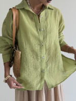 شومیز پشت چاک هیتا کد 220529 - Image 31