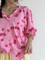 شومیز FLOWER کد 220568 - Image 12