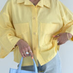 شومیز آستین 2 دکمه کد 220574