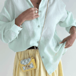 شومیز یقه 7 شیشه ای کد 220572