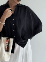 شومیز PERRY آستین کیمانو کد 220578 - Image 12