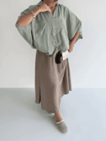 شومیز PERRY آستین کیمانو کد 220578 - Image 18