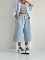 شلوار برمودا پیله ای کد 101894 - Image 3