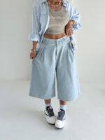 شلوار برمودا پیله ای کد 101894 - Image 5