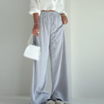 شلوار ساتن کمرکش کد 101914