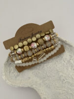 دستبند پکی سنگی کد 310537 - Image 5