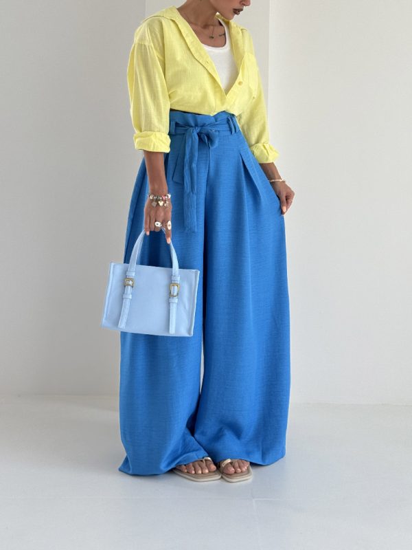 شلوار بنددار آنجلا کد 101916