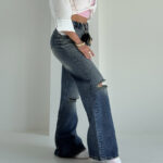 شلوار جین FADE PIOT کد 101926