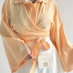 ست شومیز و شلوار جلو گره کد 160782