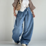 شلوار جین بگ ZARA ORIGINAL کد 101935