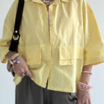 شومیز طرح جیب کد 220589