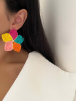 گوشواره چوبی کد 310544