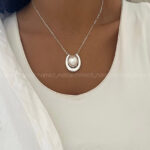 گردنبند مروارید و نعل کد 310138