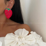 گوشواره توت فرنگی کد 310559