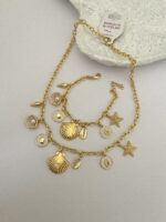 گردنبند زنجیری آویزدار کد 310568 - Image 17