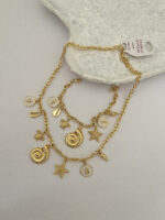 گردنبند زنجیری آویزدار کد 310568 - Image 18