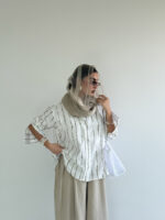 شومیز جلو کوک راه راه کد 200782 - Image 21