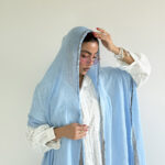 شال کنفی خط دار کد 310551